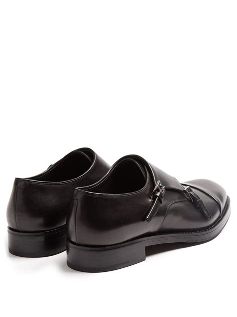 prada mens double monk strap shoes|prada shoes for men.